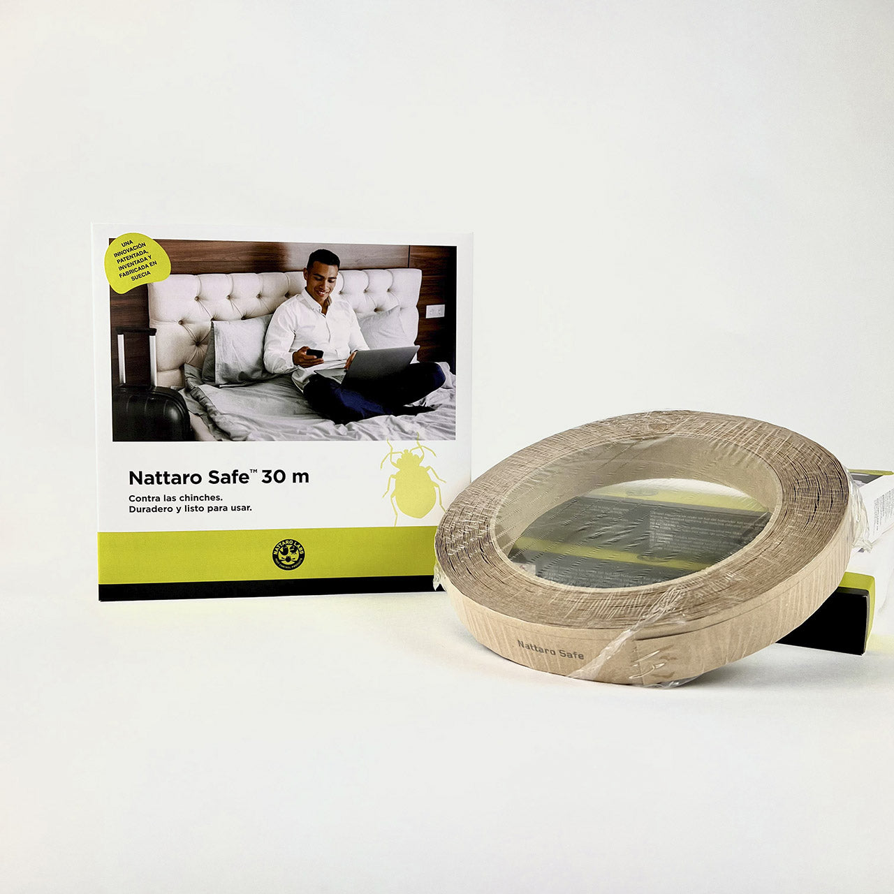 Nattaro Safe® Bettwanzen Klebeband / Tape mit Kieselgur