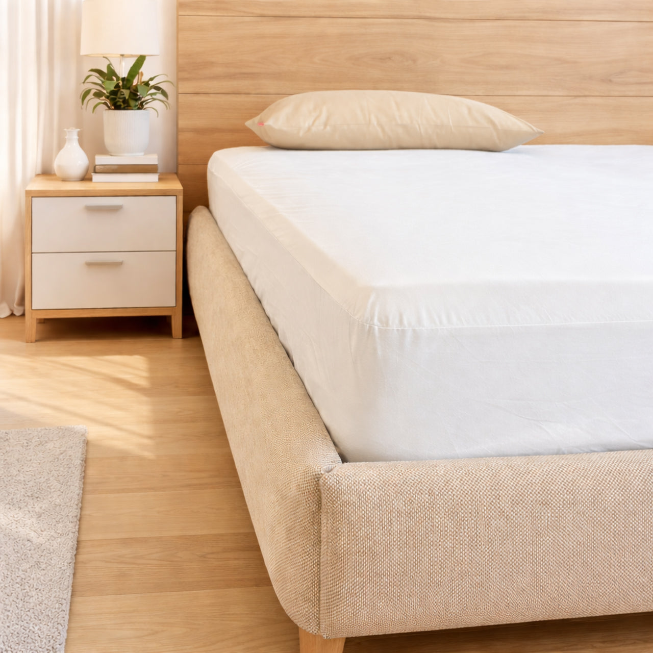 Softsan® Anti Milben Encasing Spannbetttuch | Schutzbezug für Allergiker - Softsan