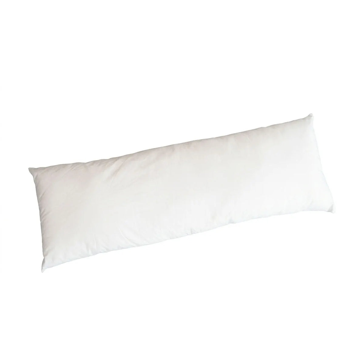 Softsan Milbenschutz Seitenschläferkissen weiß, Bio-Baumwolle Bezug, Faserbällchen Füllung, 40x140 cm