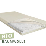 Softsan® Bio Cotton Encasing für Boxspring Topper aus Bio Baumwolle | Schutzbezug für Allergiker - Softsan